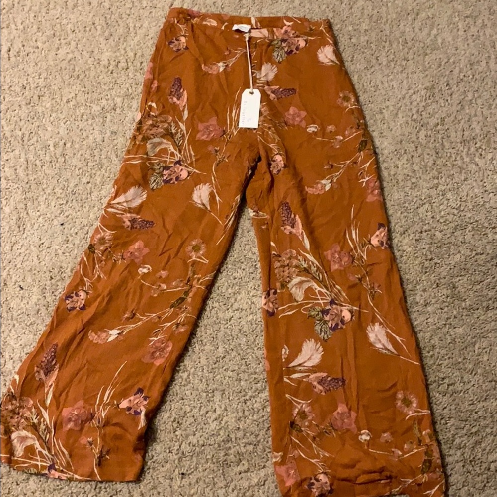 Floral palazzo pants